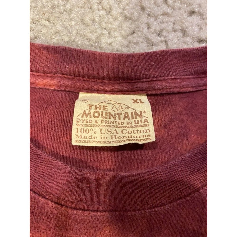 The Mountain Firefighter Tie Dye Red T Shirt Men's XL 100% Cotton - Picture 7 of 7